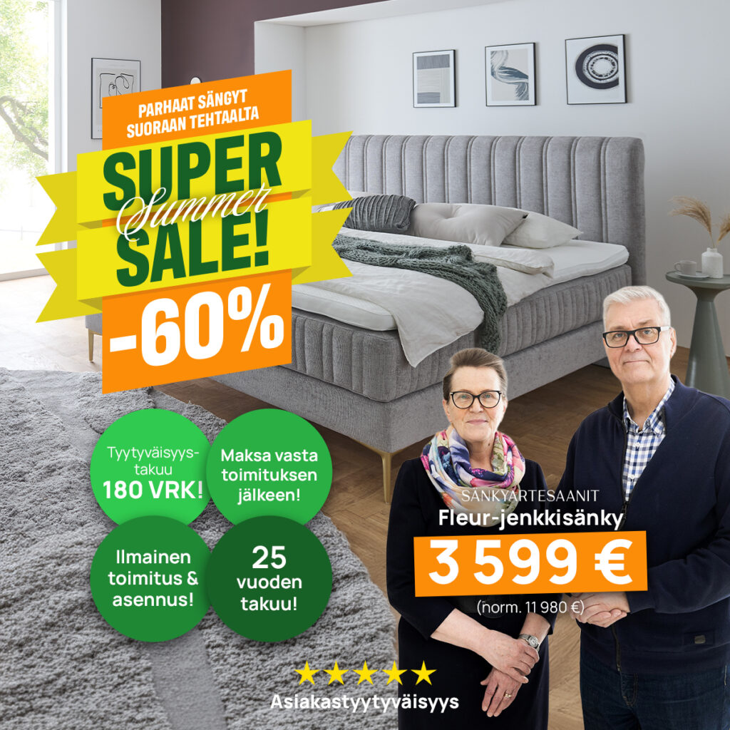 Sänkyartesaanit SUPER SALE premium-sänky